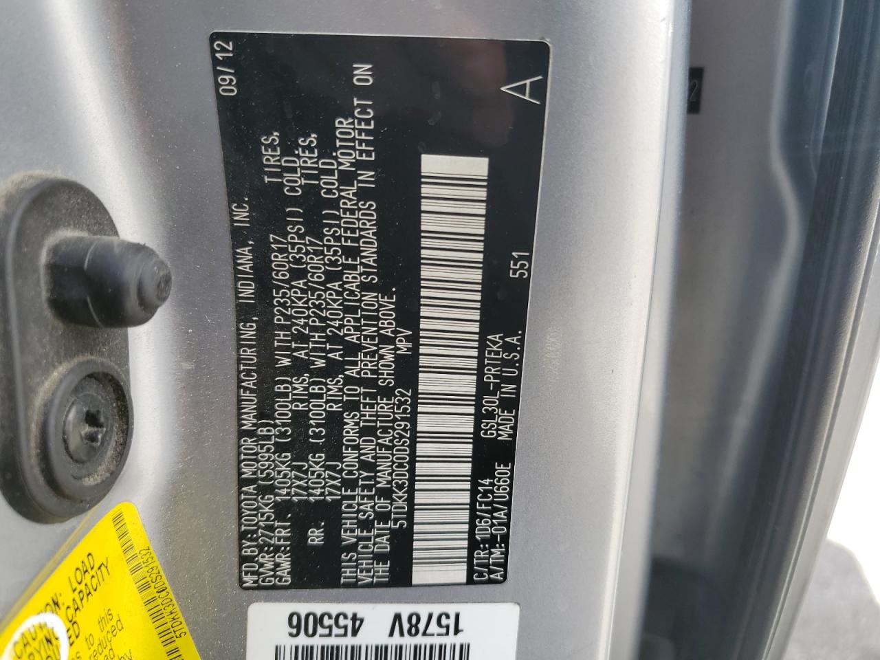 2013 Toyota Sienna - Image 13