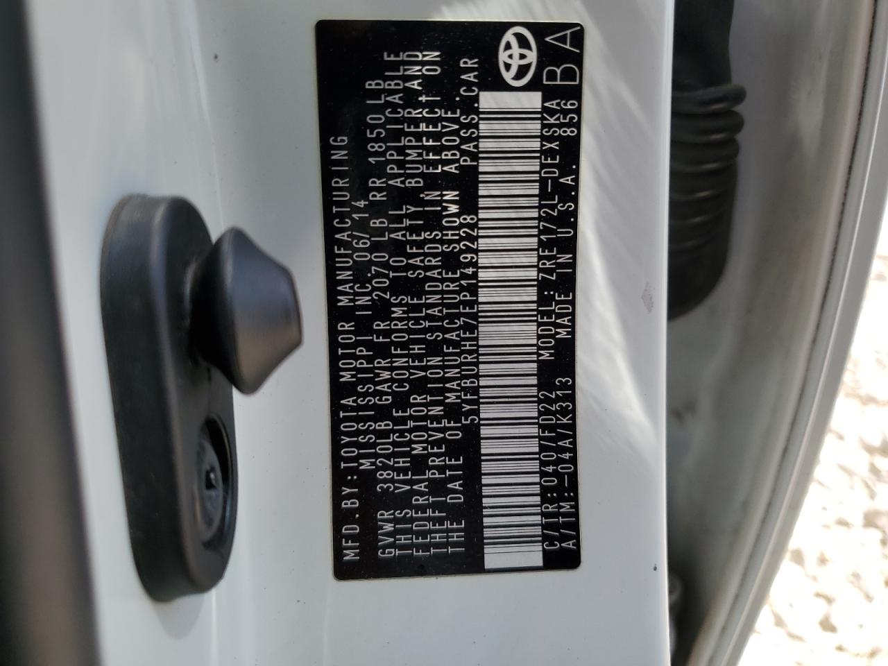 2014 Toyota Corolla - Image 14