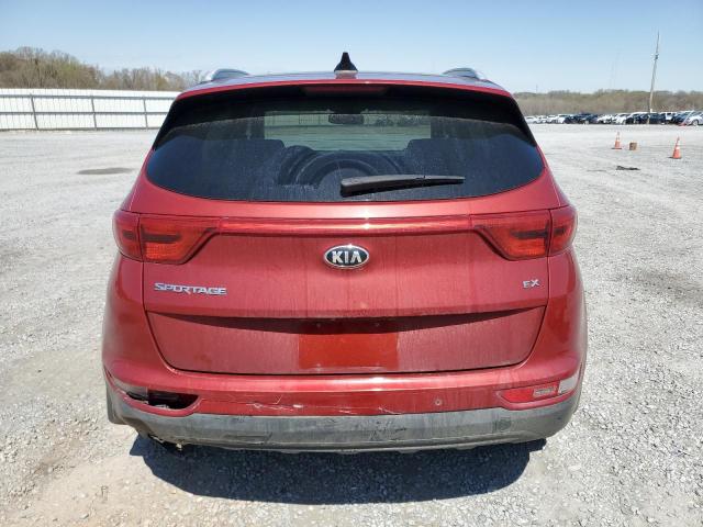  KIA SPORTAGE 2017 Красный
