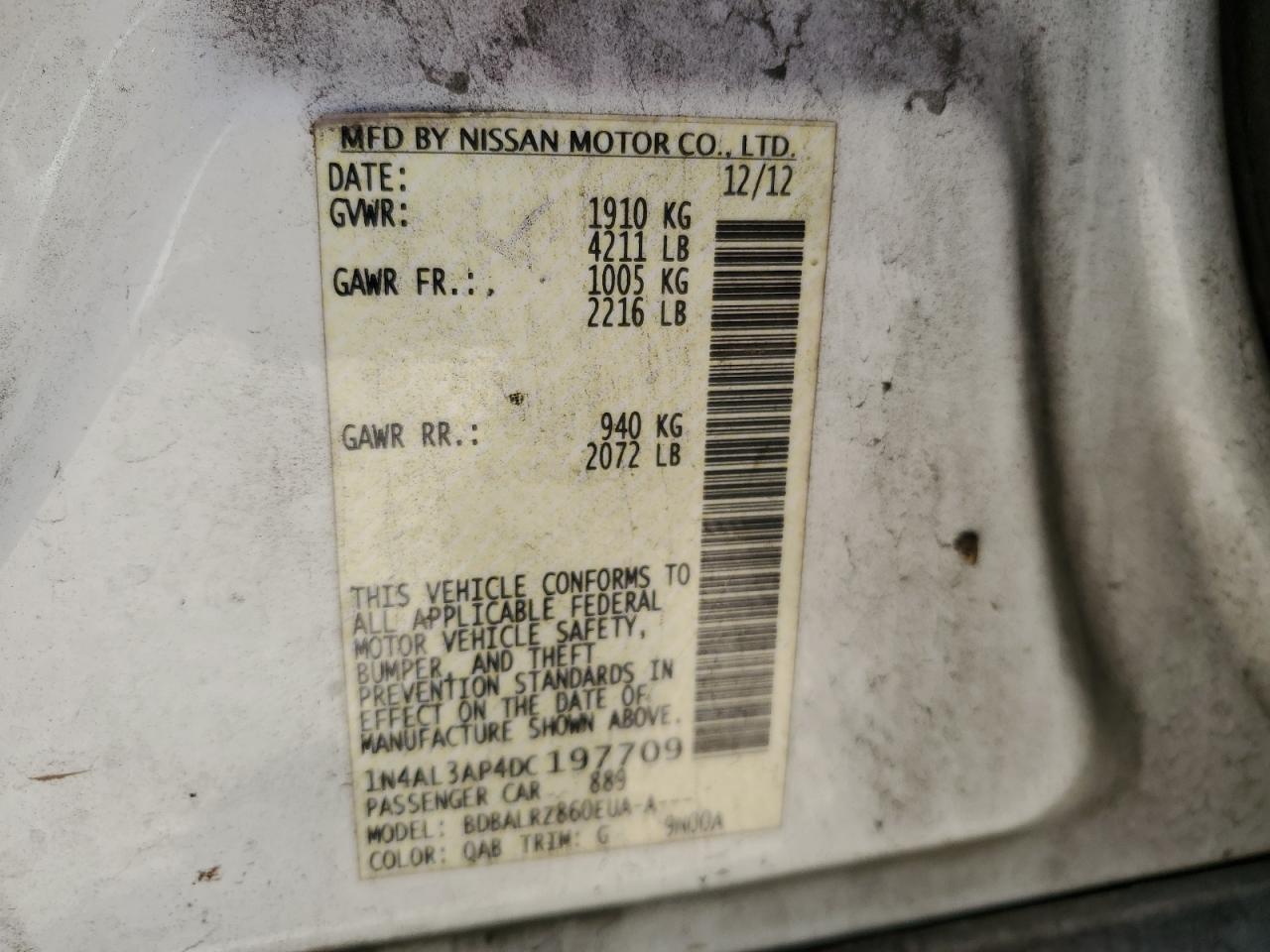 2013 Nissan Altima - Image 13