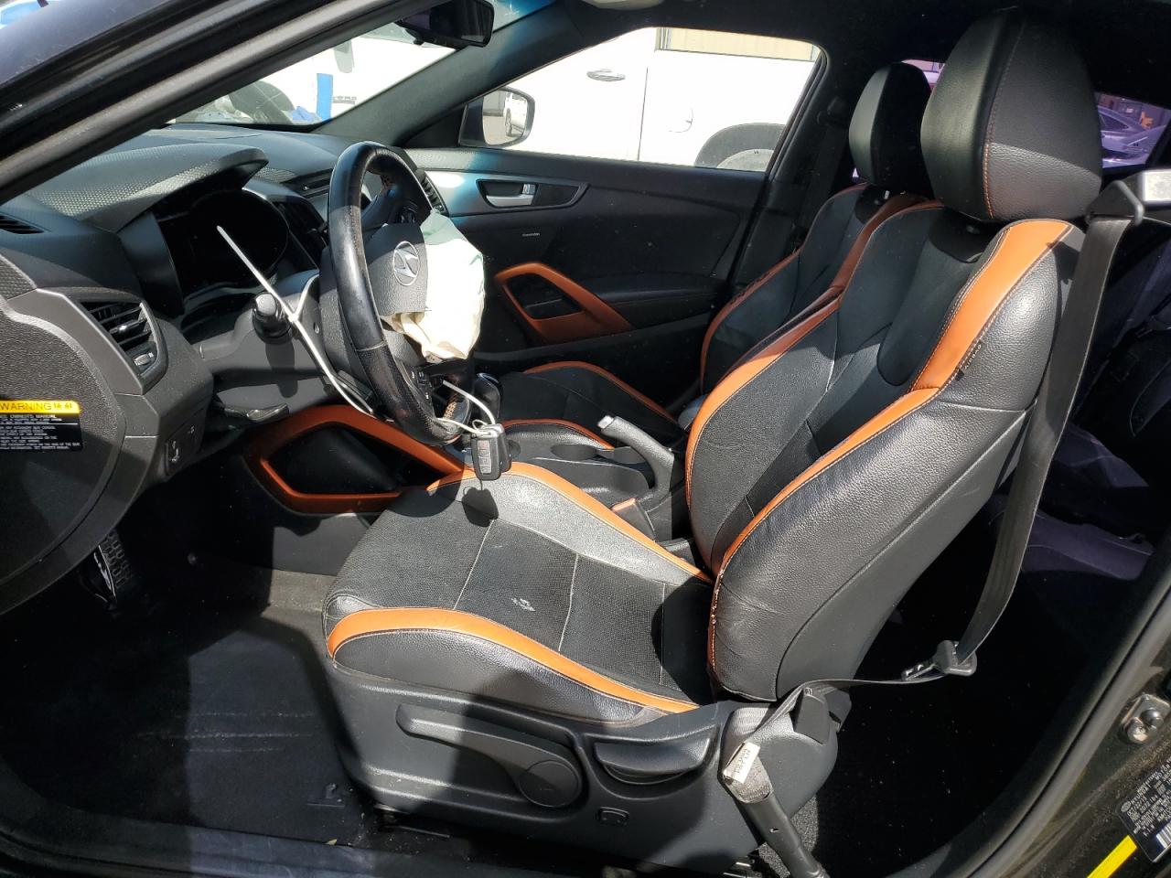 2016 Hyundai Veloster Turbo VIN: KMHTC6AE6GU279325 Lot: 48950525