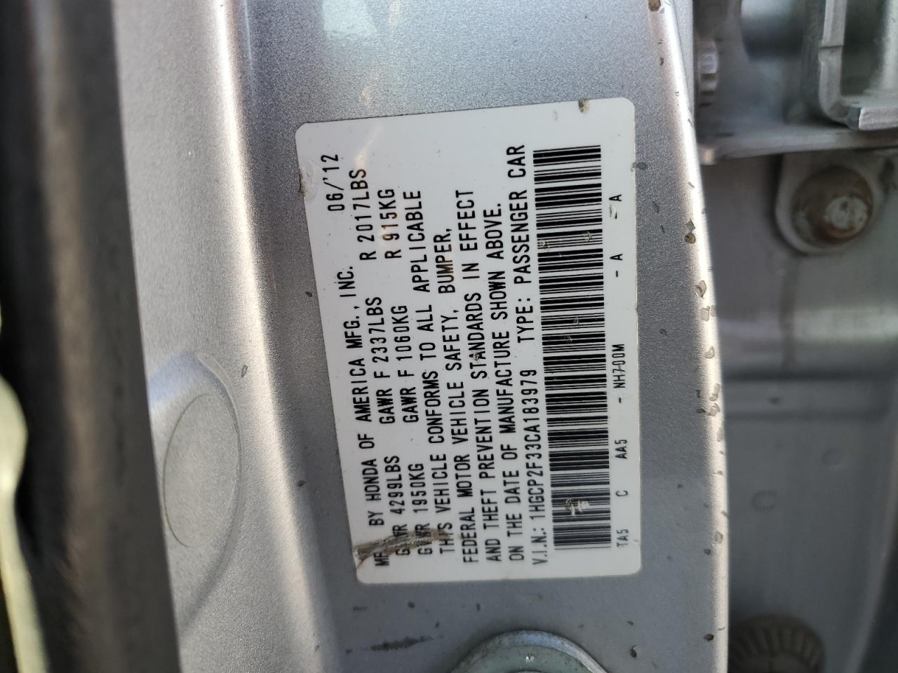 2012 Honda Accord - Image 13