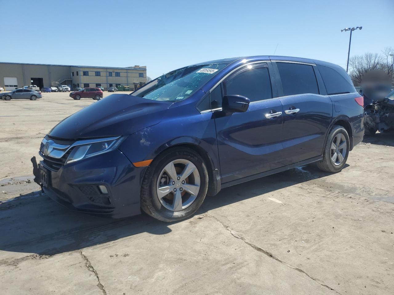 2019 Honda Odyssey Exl للبيع في Wilmer، TX - Front End