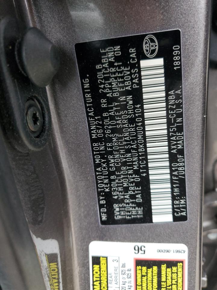 2021 Toyota Camry - Image 12