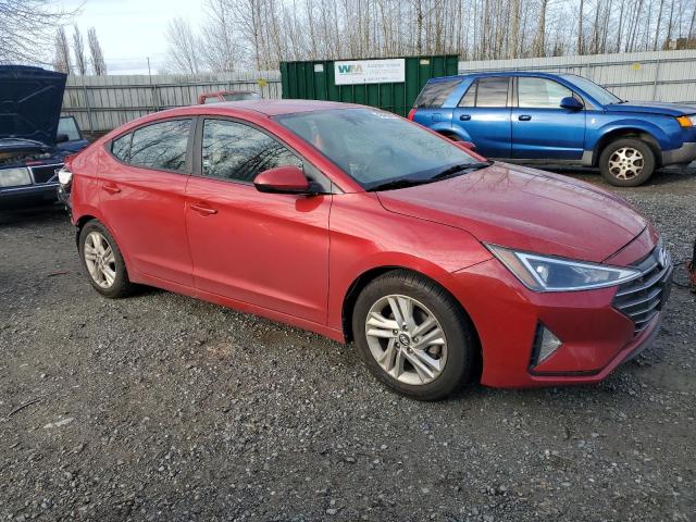  HYUNDAI ELANTRA 2019 Красный