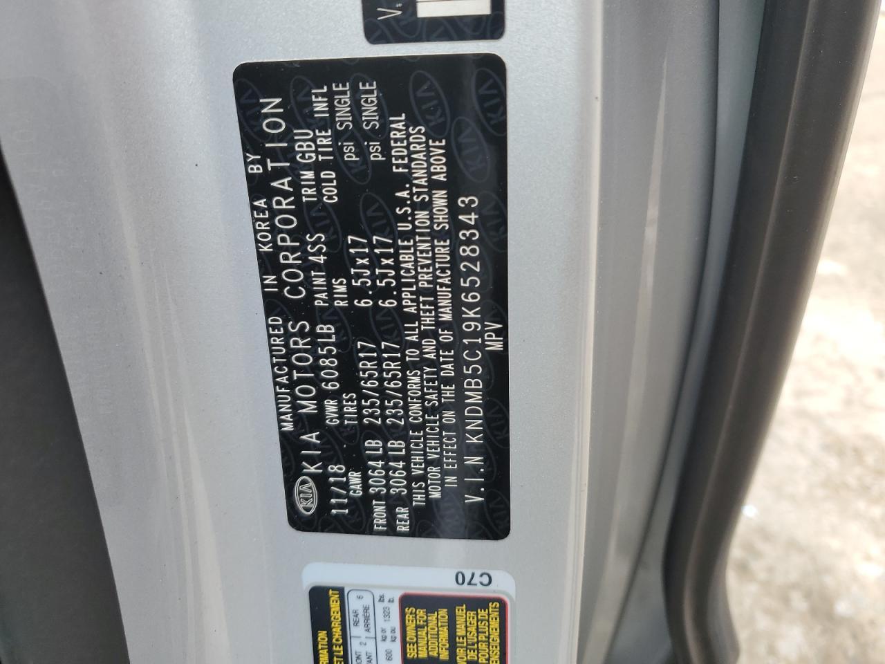 2019 Kia Sedona - Image 14