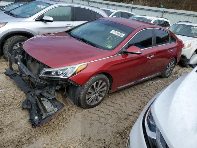  HYUNDAI SONATA 2015 Бургунди