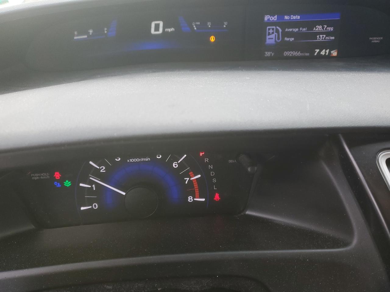 2015 HONDA CIVIC with FRONT END damage, VIN 19XFB2F78FE059754