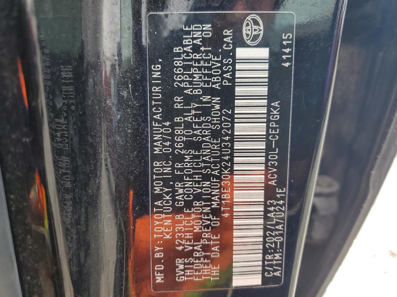 2004 Toyota Camry - Image 15