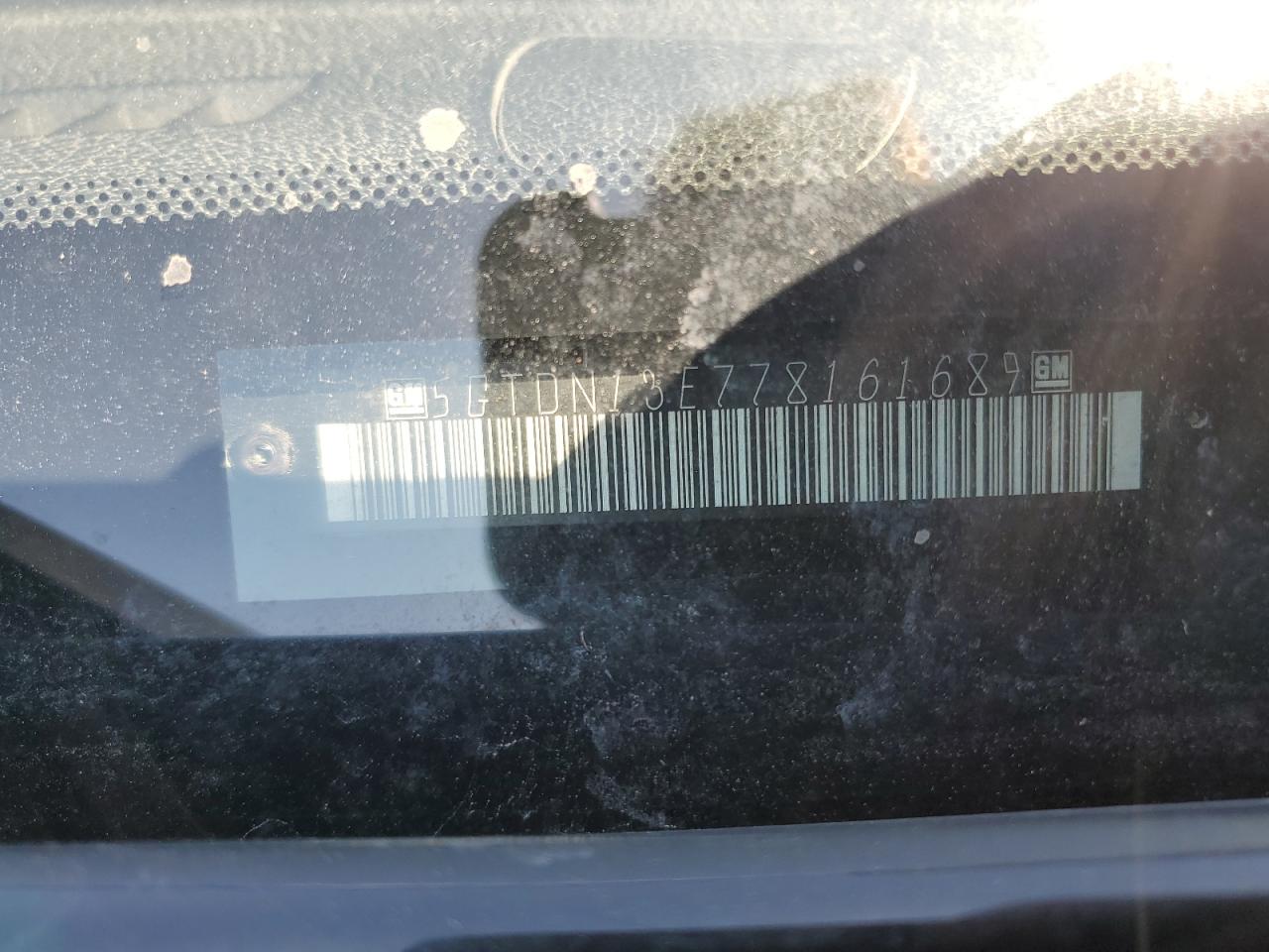 2007 Hummer H3 VIN: 5GTDN13E778161689 Lot: 48561455