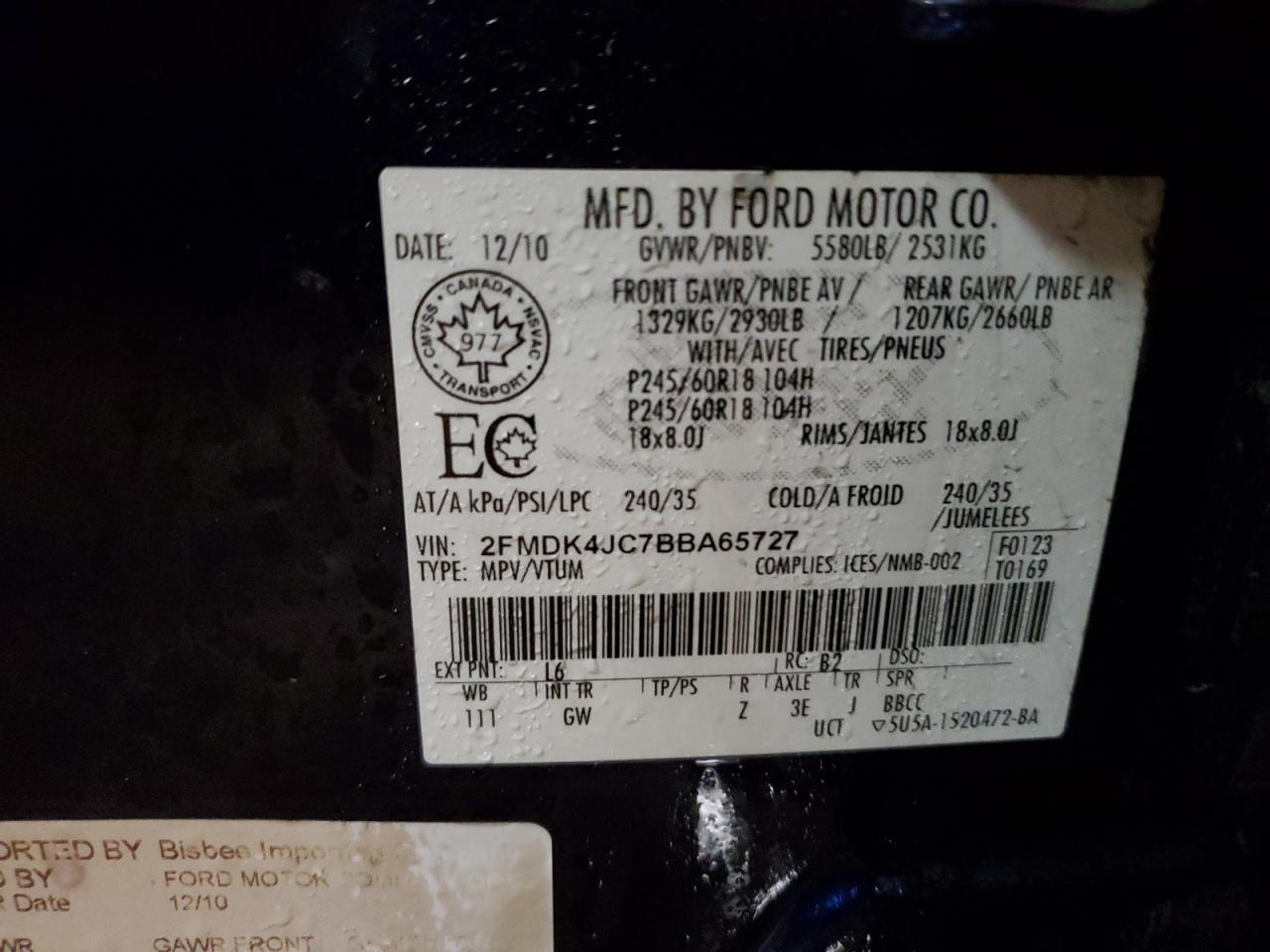 2011 Ford Edge - Image 14