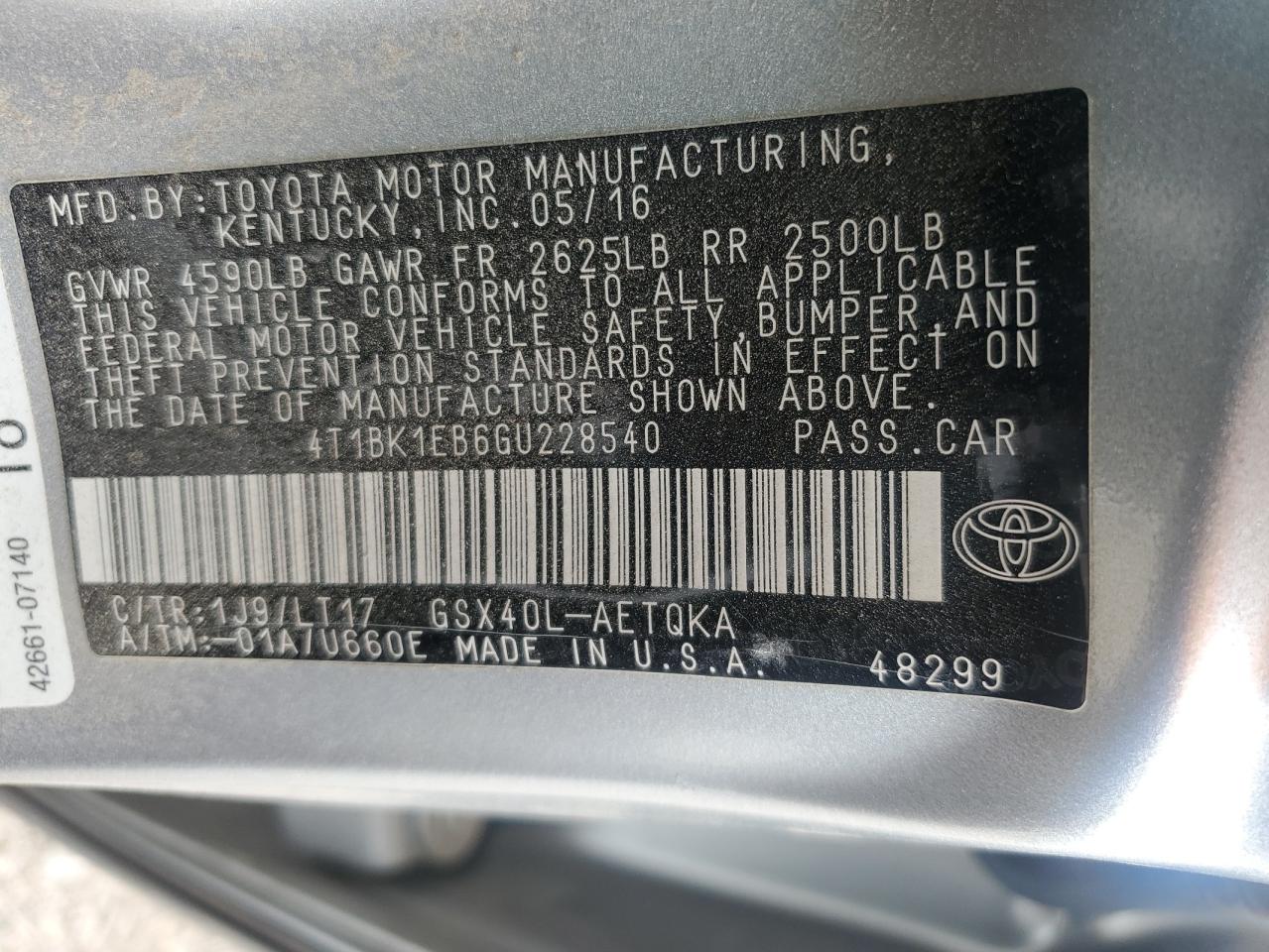 2016 Toyota Avalon - Image 12