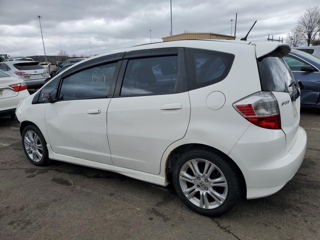 2009 Honda Fit Sport white null gas JHMGE88429S026752 photo #3