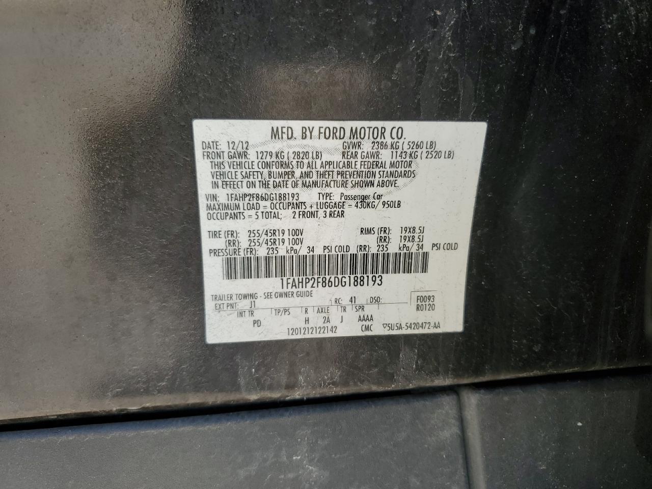 2013 Ford Taurus - Image 12