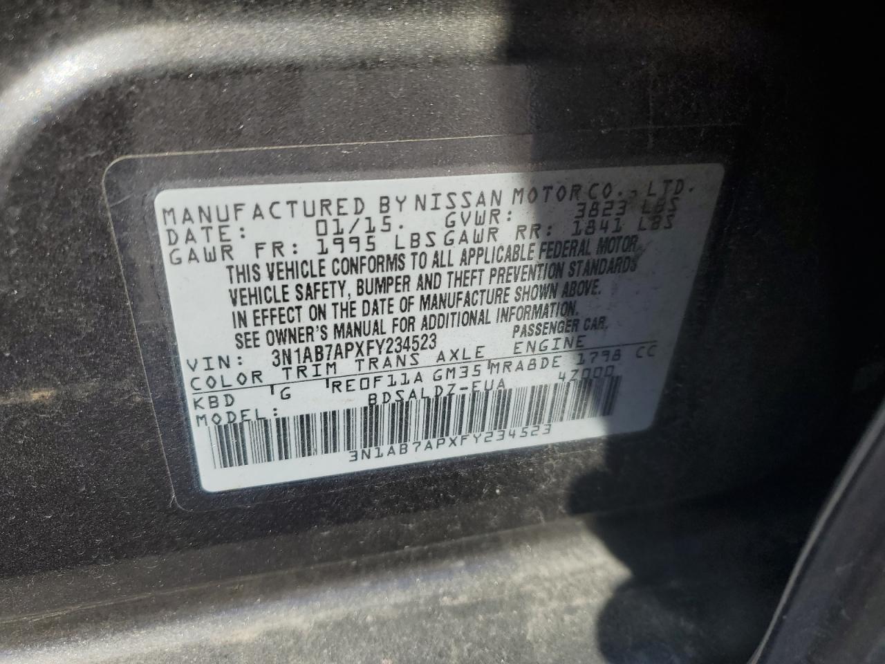 2015 Nissan Sentra - Image 12