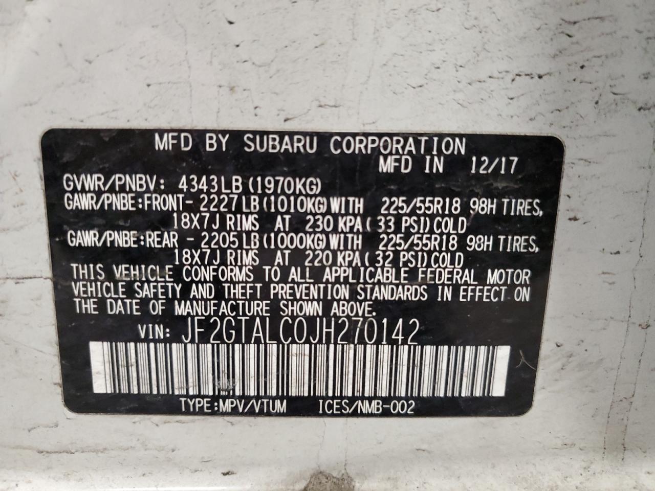 2018 Subaru XV - Image 16