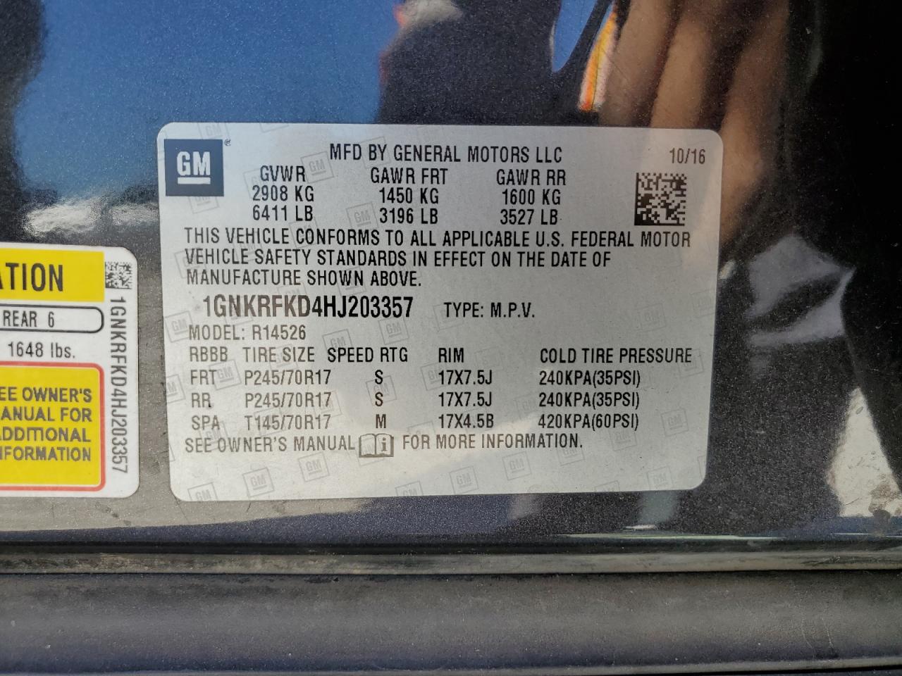 2017 Chevrolet Traverse - Image 13