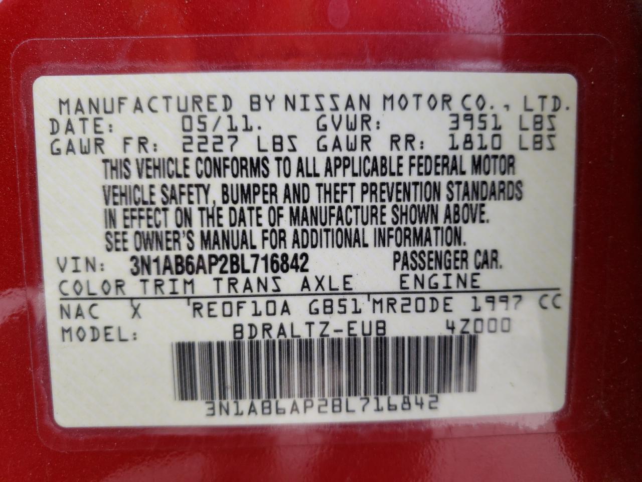 2011 Nissan Sentra - Image 14