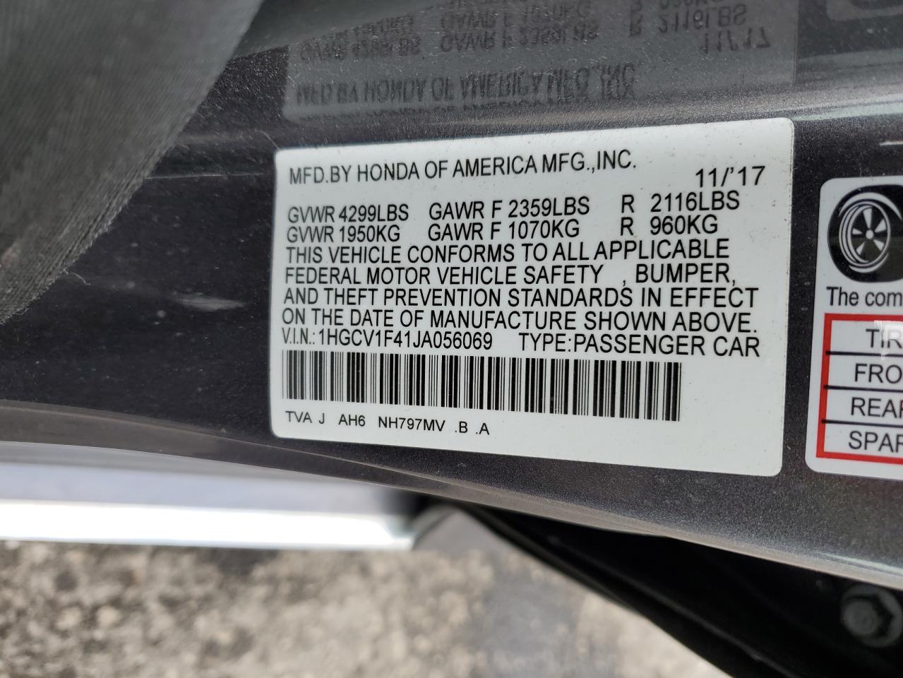 2018 Honda Accord - Image 13
