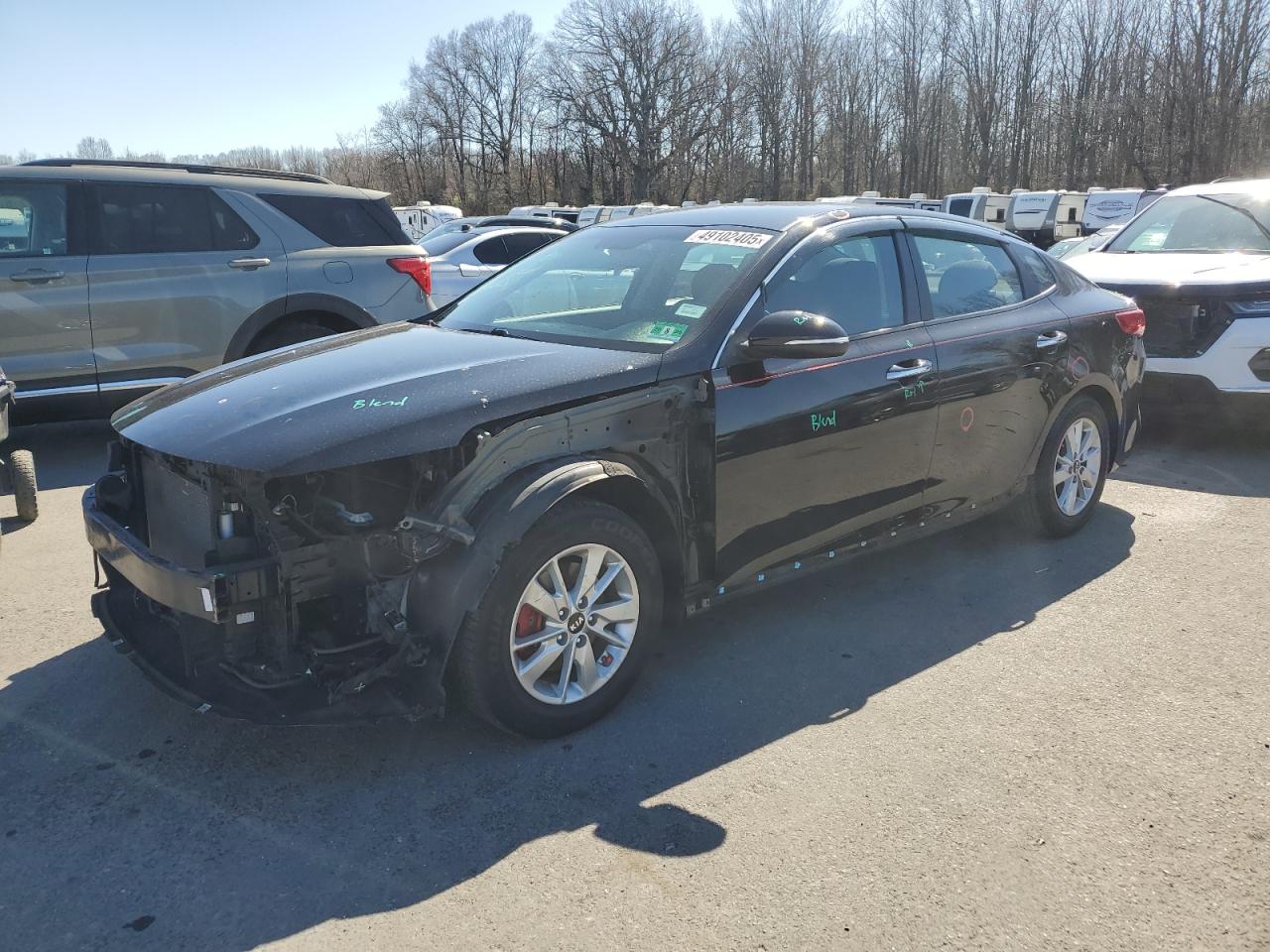 2017 Kia Optima Lx zu verkaufen in Glassboro, NJ - Front End