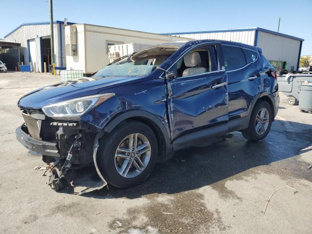  HYUNDAI SANTA FE 2018 Синий