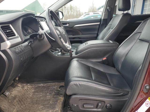  TOYOTA HIGHLANDER 2019 Burgundy