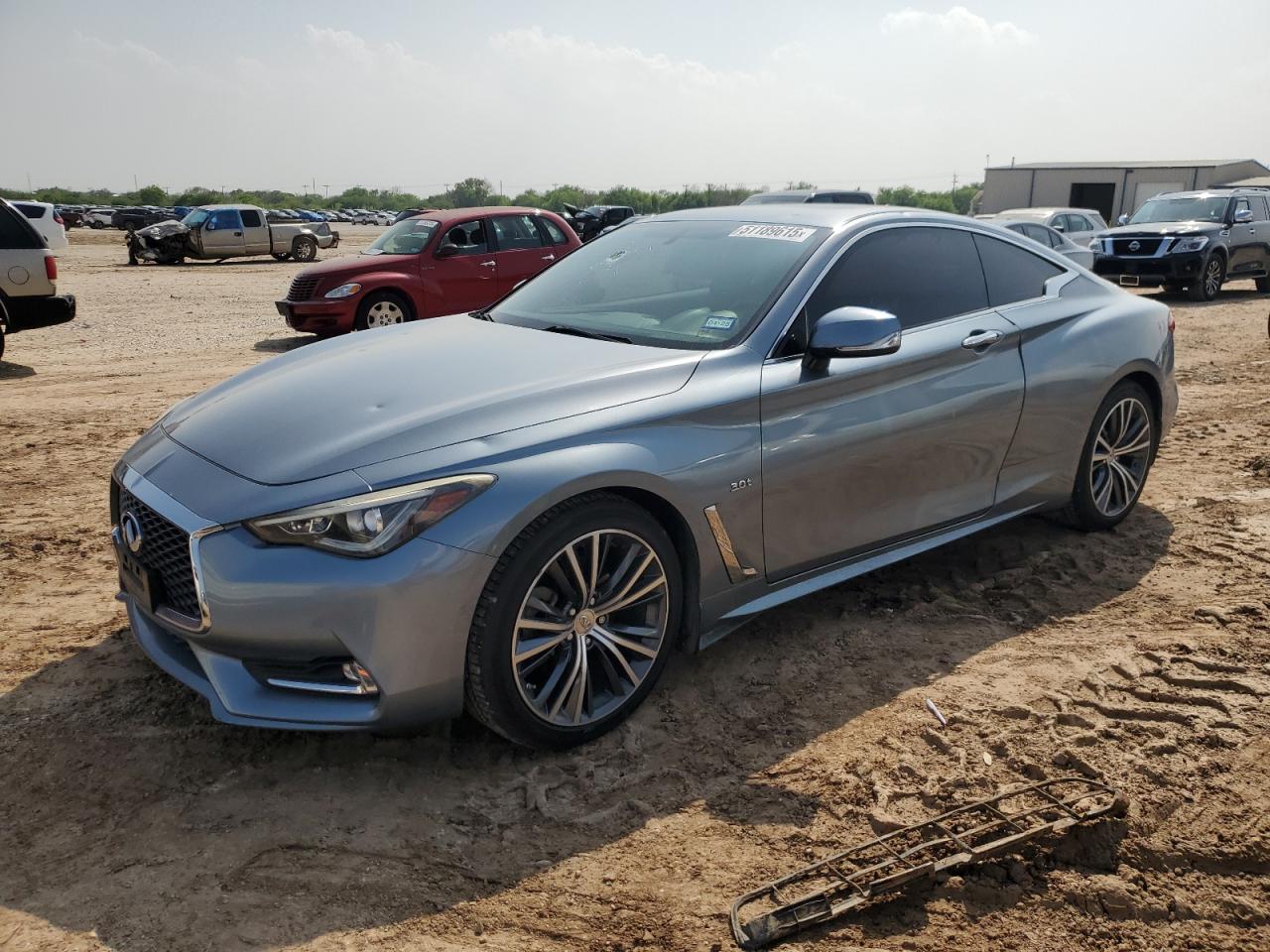 2017 Infiniti Q60 Premium იყიდება San Antonio-ში, TX - Hail