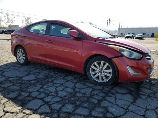 HYUNDAI ELANTRA 2015 Red