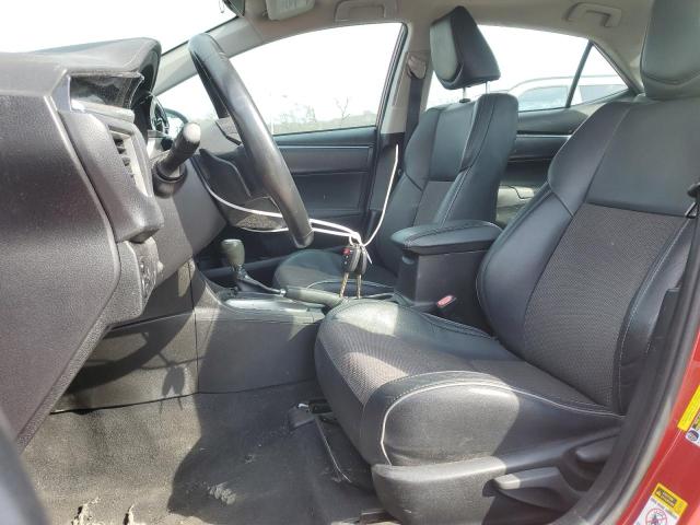  TOYOTA COROLLA 2015 Czerwony