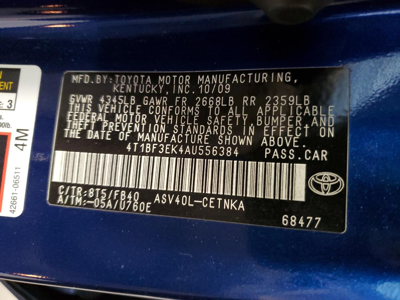 2010 Toyota Camry - Image 14