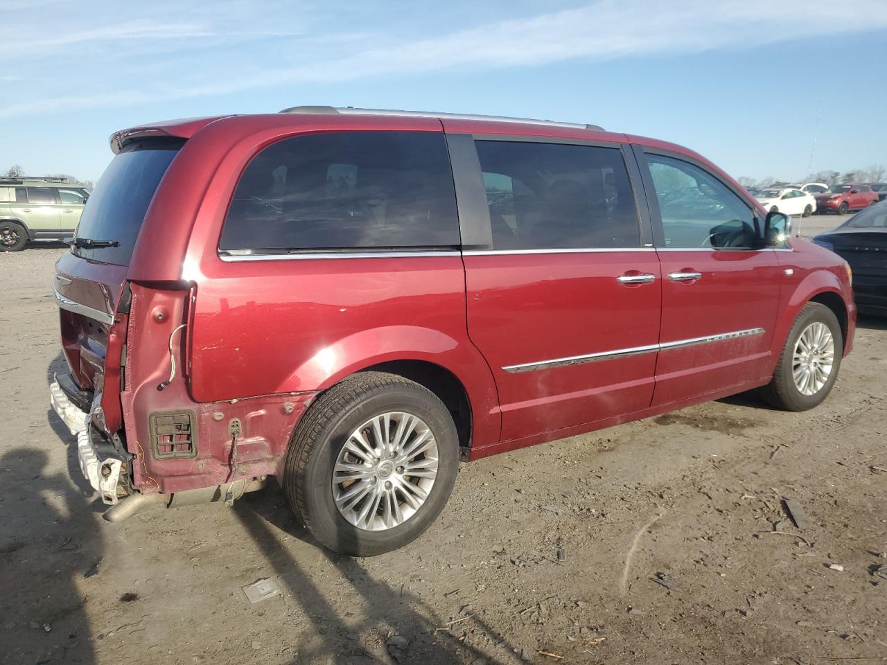 2014 Chrysler Town & Country Touring L red null flexible 2C4RC1CGXER189475 photo #4
