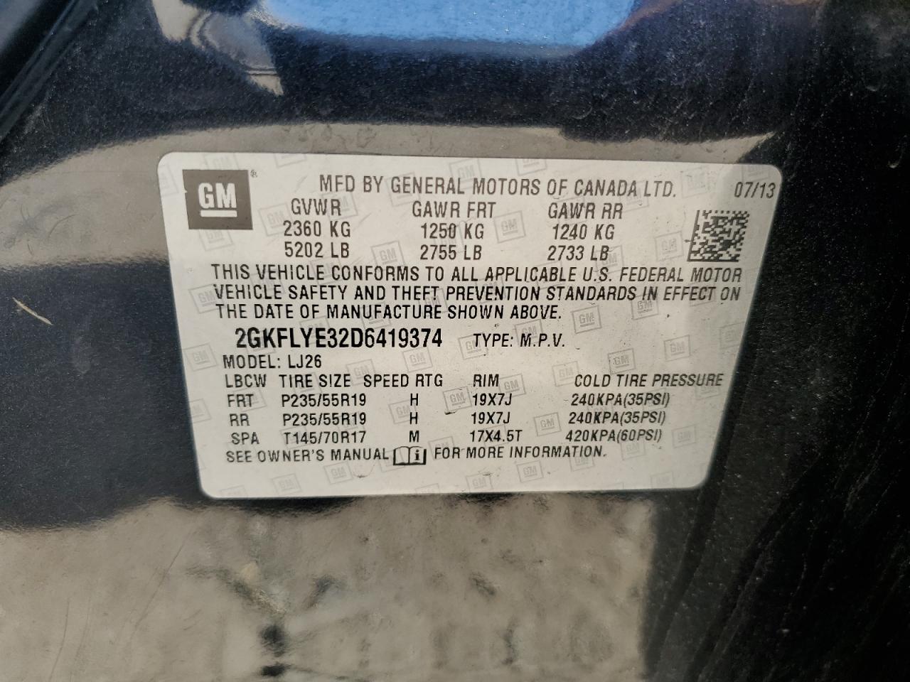 2013 GMC Terrain - Image 13