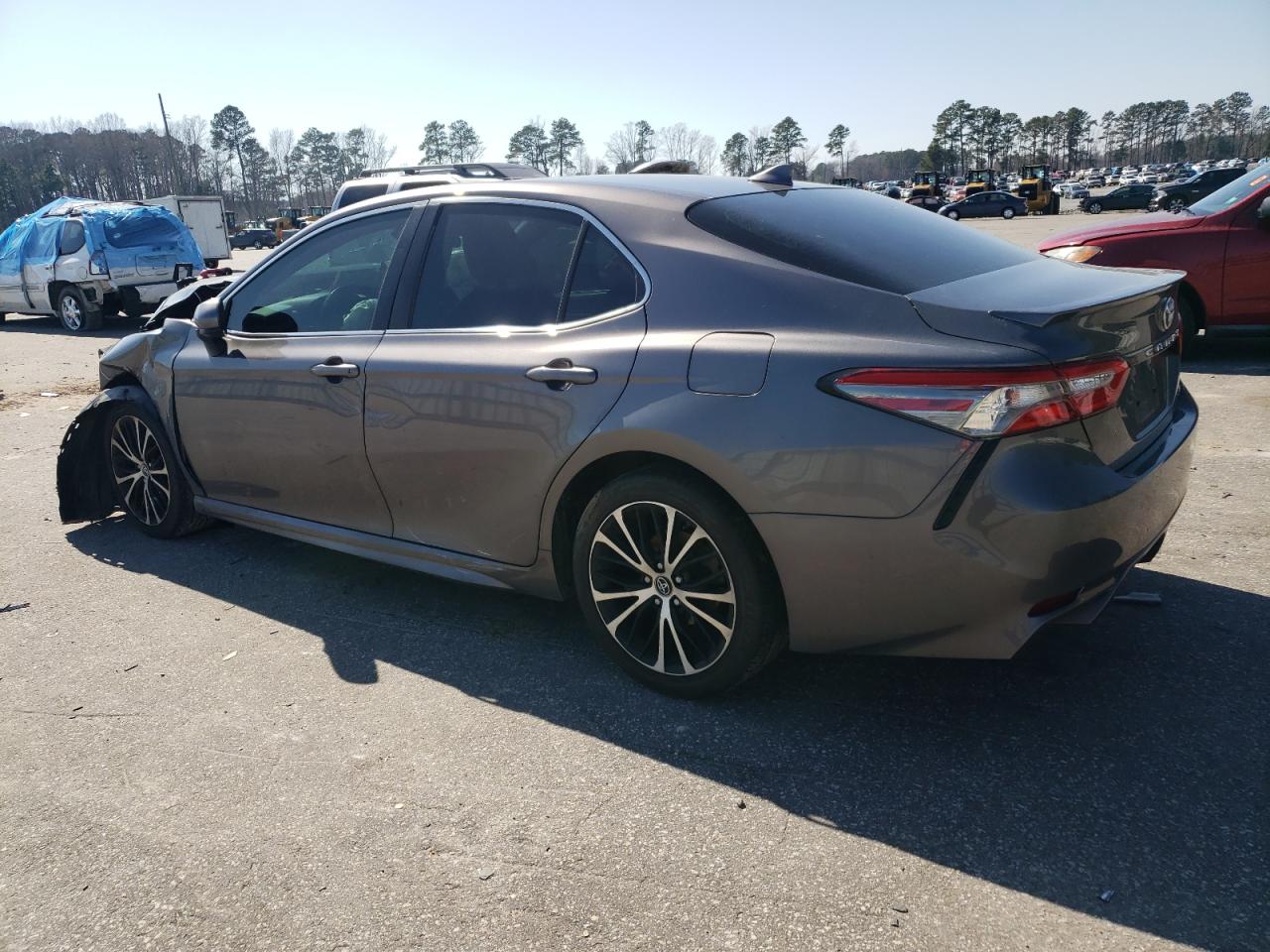 2019 Toyota Camry L grey null gas 4T1B11HK5KU741138 photo #3