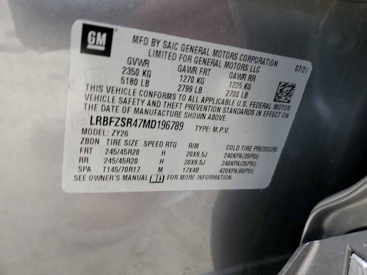 2021 Buick Envision - Image 13