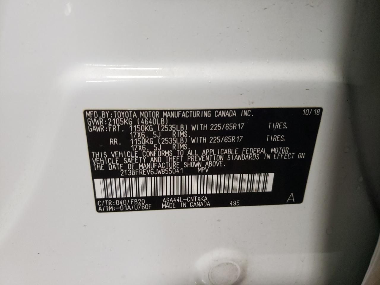 2018 Toyota RAV 4 - Image 12