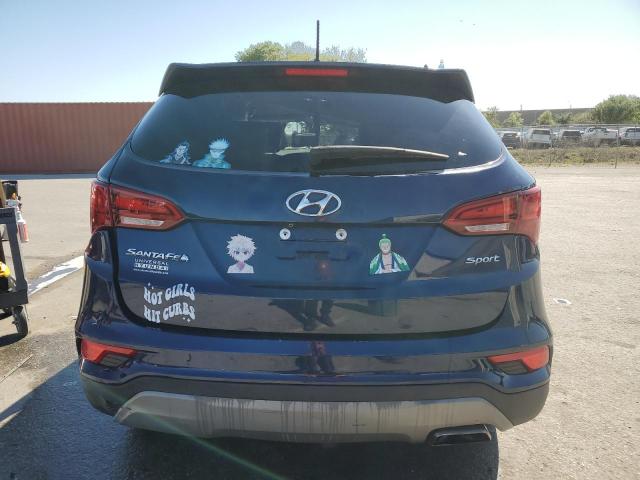  HYUNDAI SANTA FE 2018 Синий