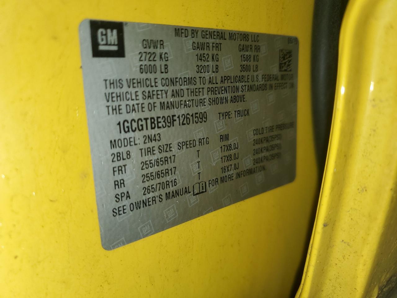 2015 Chevrolet Colorado - Image 12