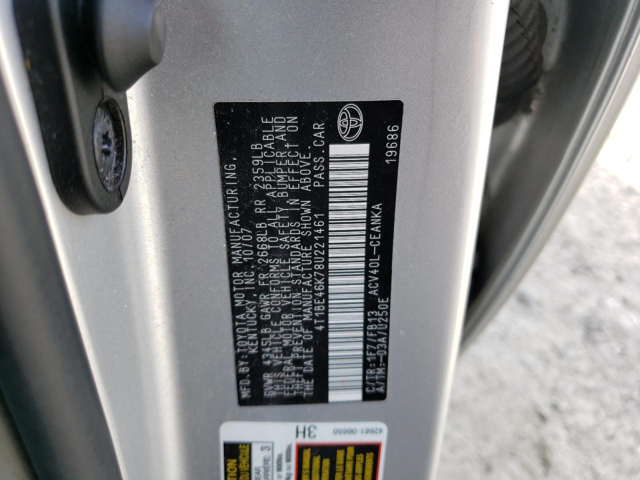 2008 Toyota Camry - Image 12