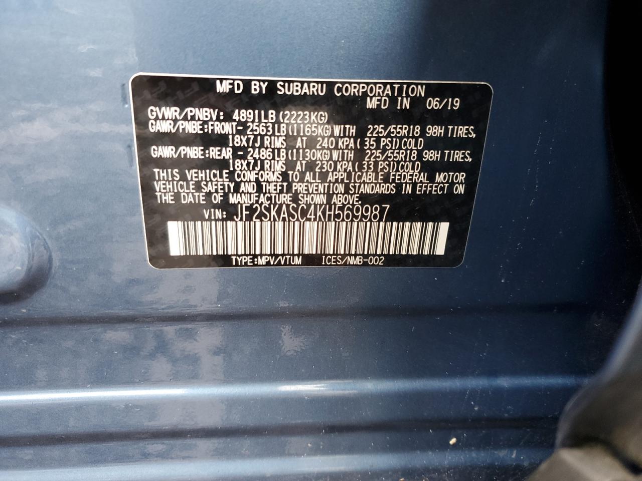2019 Subaru Forester - Image 13