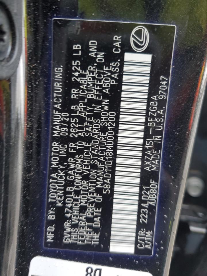 2021 Lexus ES - Image 12