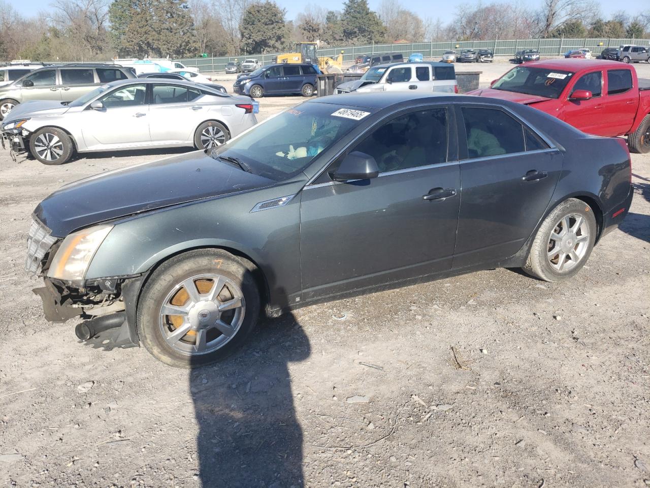 2008 CADILLAC CTS GRAY VIN: 1G6DM577580123961