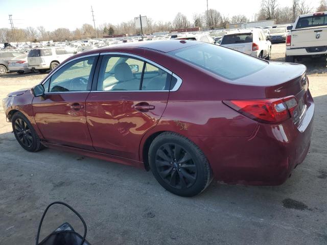 Sedans SUBARU LEGACY 2015 Czerwony