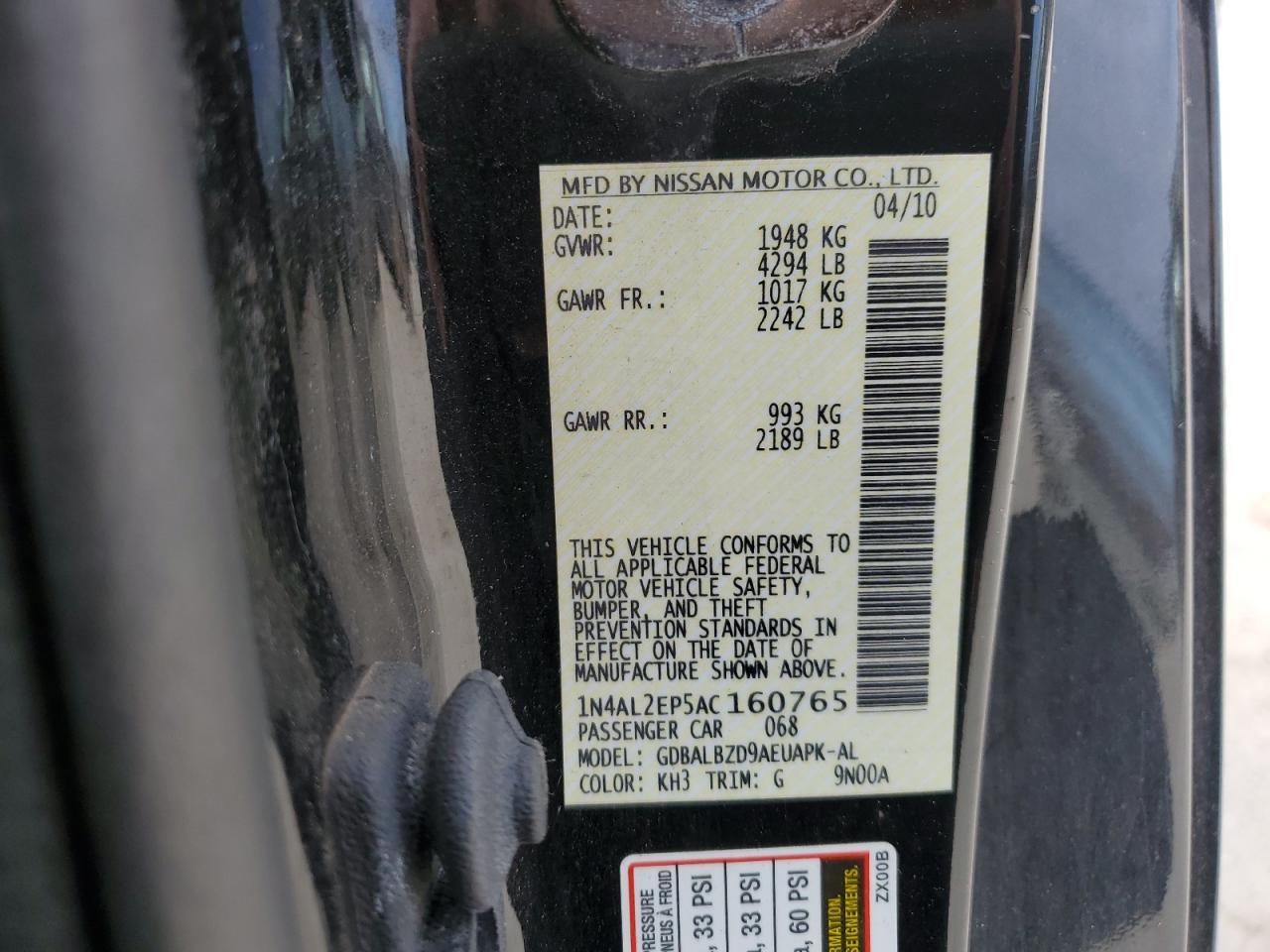 2010 Nissan Altima - Image 14