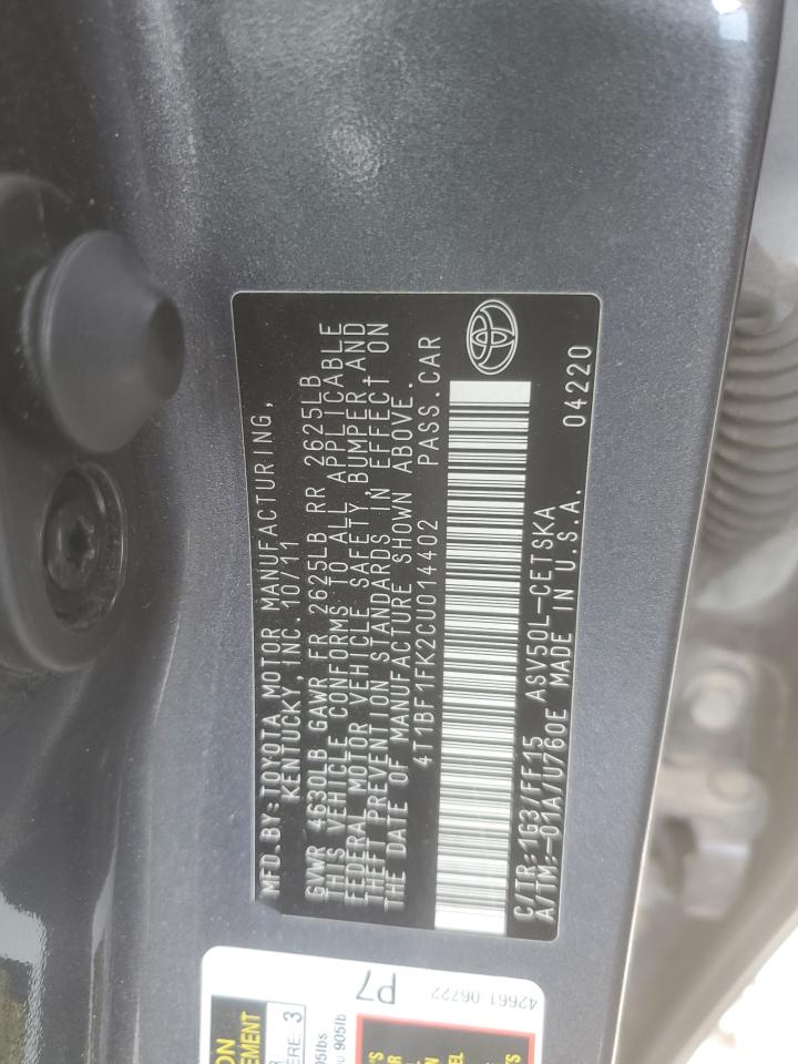 2012 Toyota Camry - Image 12