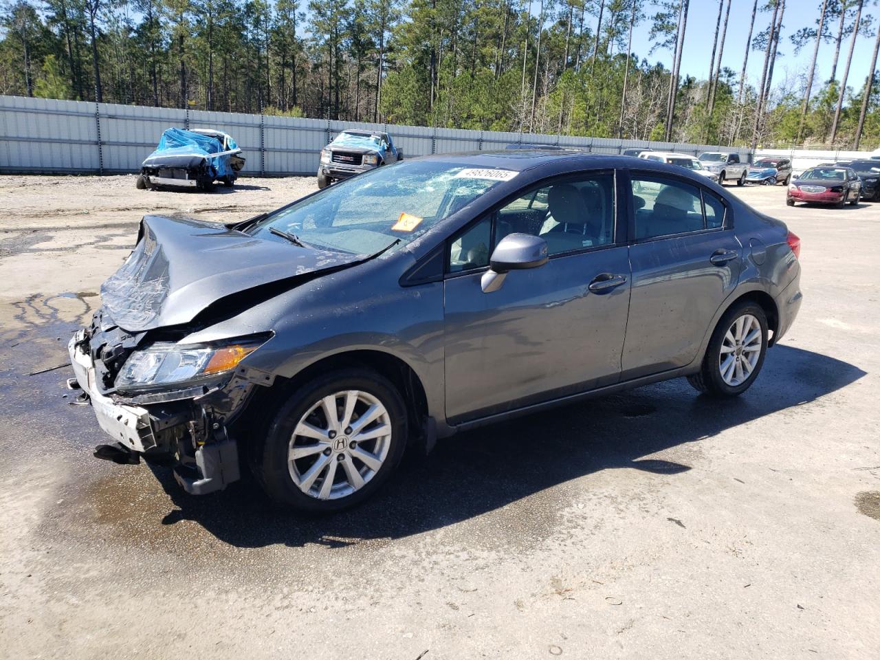 2012 Honda Civic Exl for Sale in Harleyville, SC - Front End