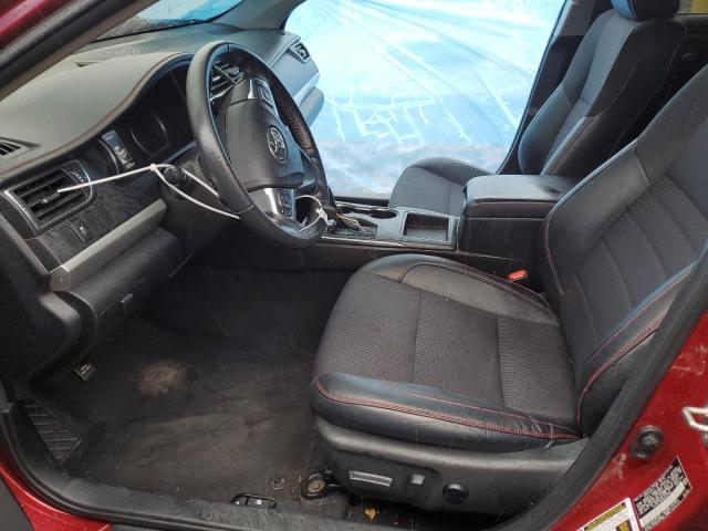  TOYOTA CAMRY 2016 Czerwony