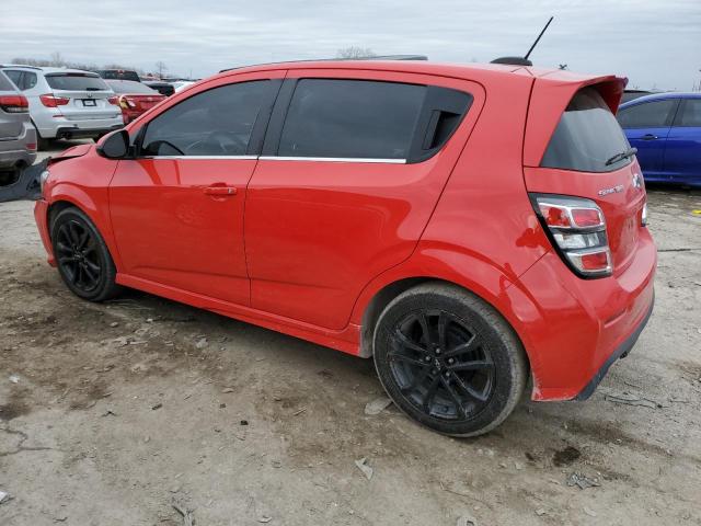  CHEVROLET SONIC 2018 Червоний