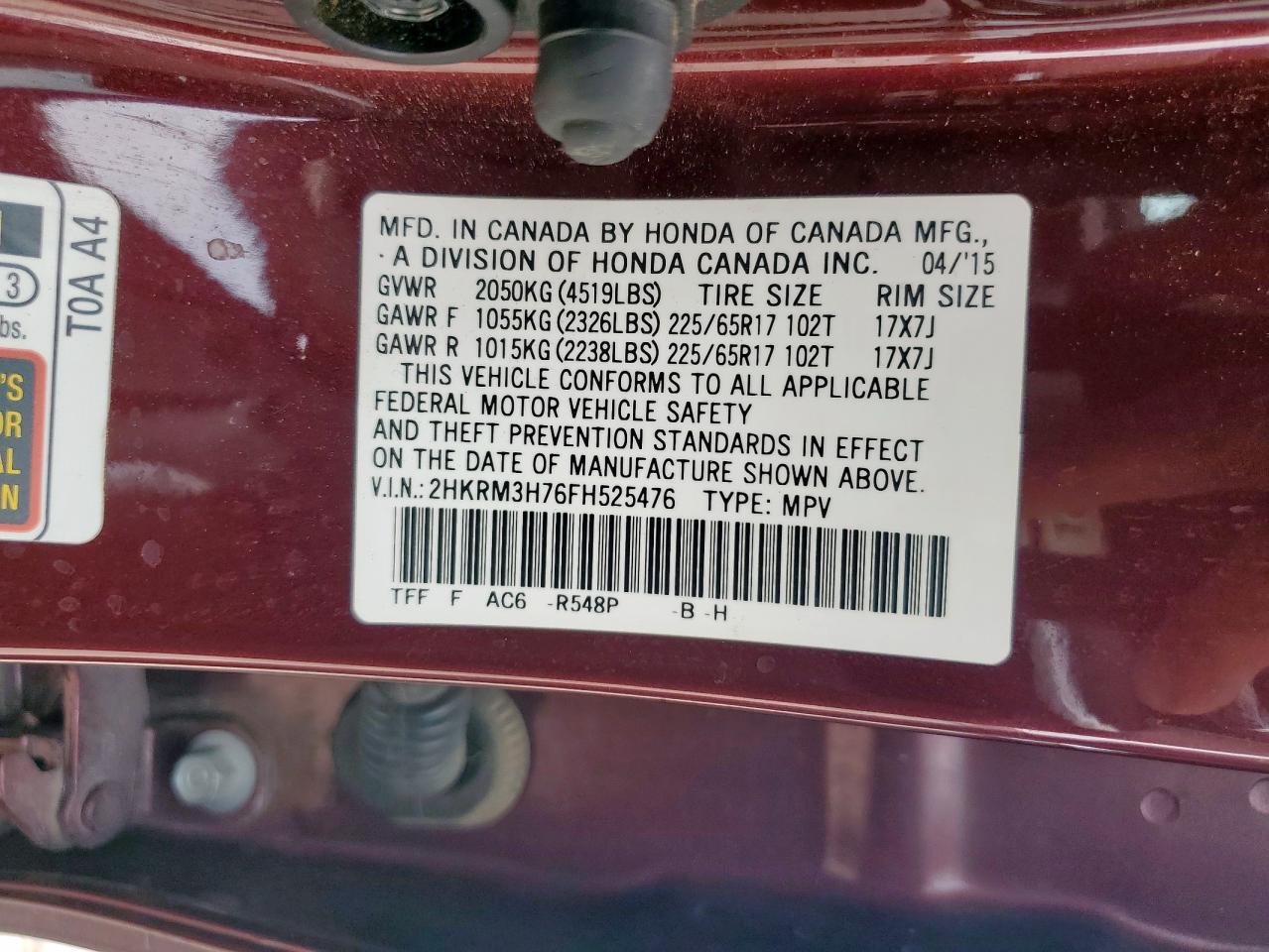 2015 Honda CR-V - Image 14