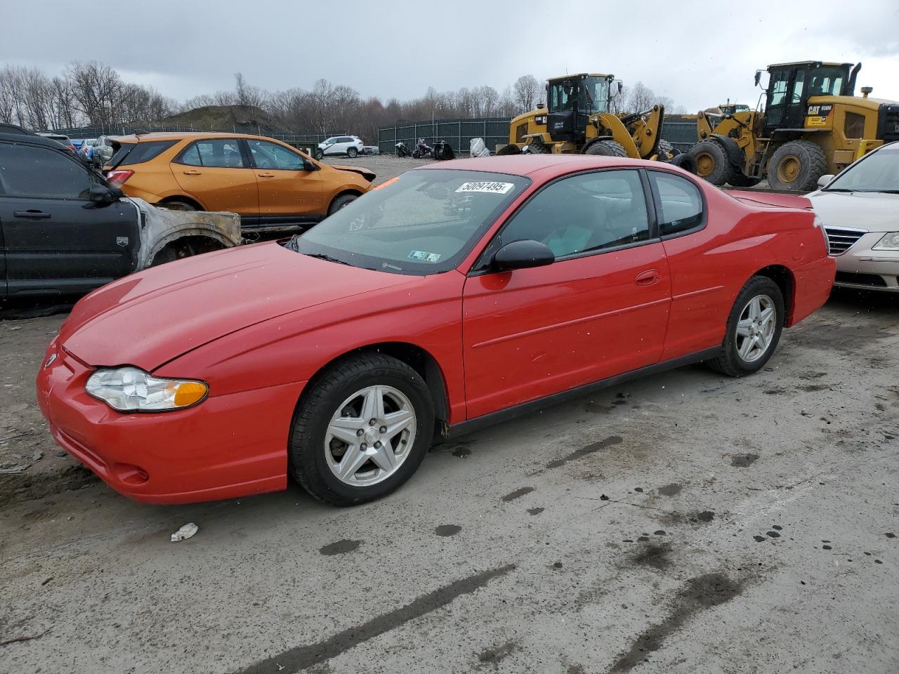 2004 Chevrolet Monte Carlo Ls en Venta en Duryea, PA - Side