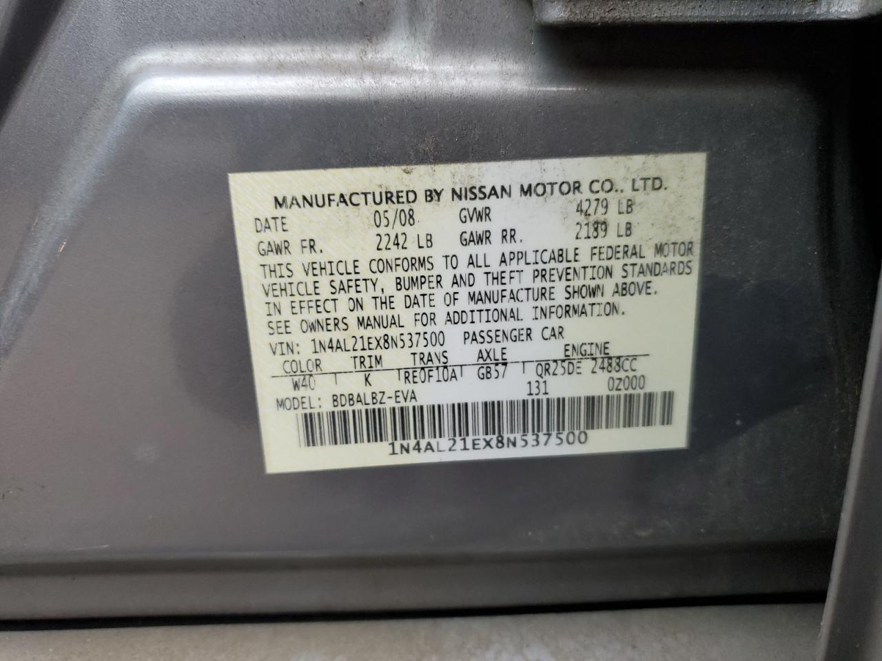 2008 Nissan Altima - Image 12